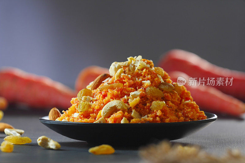 自制胡萝卜布丁/Gajar Halwa/印度甜点